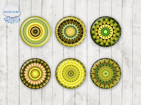 Motiv-Cabochons 1744 25mm (6 Stk)